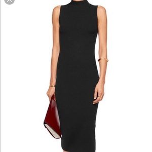 Theory Dress: Ulana Wool-Blend Turtleneck Midi